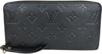 Louis Vuitton Noir Monogram Empreinte Long Wallet (Bi-Fold) (Pre-Owned)