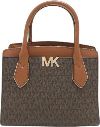 Michael Kors Pre-owned Handbags, female, Brown, Size: ONE SIZE Pre-owned Mott Tote