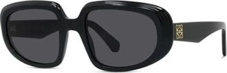 Loewe Anagram Zonnebril - unisex - Zonnebrillen - Zwart - 54 MM - Accessoires