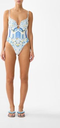 Camilla Continuous Underwire One Piece W Keyhole in De Nada Granada at Nordstrom, Size Xx-Large Au