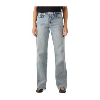 7 For All Mankind Tess Broek - Dames - Jeans - Blauw - Maat: W25 Katoen
