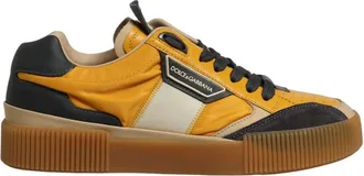 Dolce & Gabbana Schoenen, Dames, Veelkleurig, 39 EU, Katoen, Miami Lage Sneakers