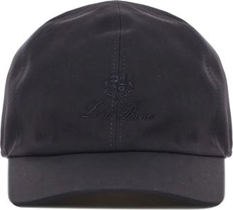 Loro Piana Cappello da baseball con logo - Blu