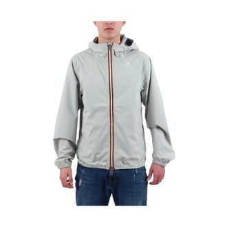 K-Way K-Way, Light Jackets, male, Beige, Size: XL Jack Eco Stretch Dot Corto