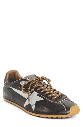 Golden Goose Marathon Speed Sneaker in Black/Silver at Nordstrom, Size 12Us