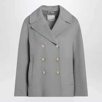 Max Mara S Max Mara Air Blue Jacket In Wool Drap