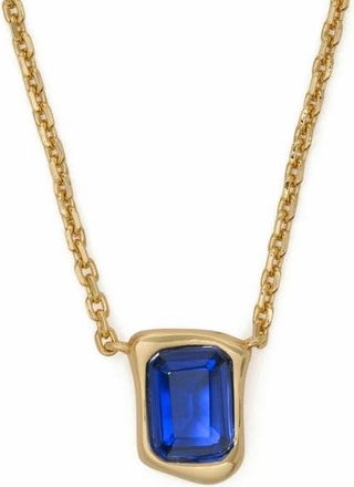 Kate Spade New York molten glass pendant necklace in Sapphire. at Nordstrom