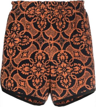 Marine Serre Multi color Printed Running Shorts