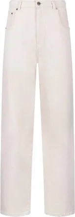 Nukus Nukus, Dames, Jeans, Beige, Maat: 2XL