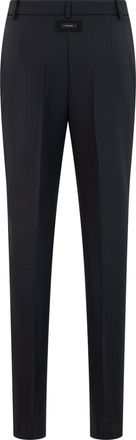 Pinko Womens Slim Trousers Dark Navy Polyester Skinny