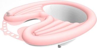 No Brand Lavabo Inflable Port&aacute;til Para El Cabello, Mesa Plegable De Pvc Para Champ&uacute; Con Bomba De Aire Y Manguera De Drenaje De 1,7 M Para Mesita De Noche (rosa