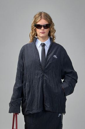 Balenciaga Pleated Tracksuit Jacket