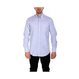 Paul & Shark Soft-touch Katoen Poplin Overhemd - Heren - Casual Overhemden - Blauw - XL - Katoen - Overhemden