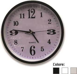 Trade Shop Trade Shop - Orologio Da Parete Rotondo Movimento Al Quarzo Complemento Decorazione Arredo Casa
