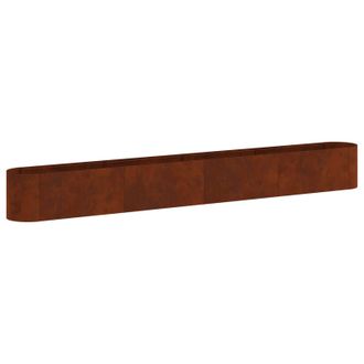 vidaXL Cama De Jard&iacute;n Elevada Acero Oxidado 360 X 40 X 40 Cm Vidaxl