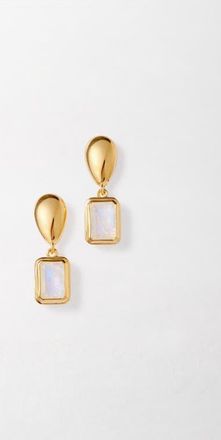 Edge of Ember Pebble Birthstone Drop Earrings in Moonstone (June) at Nordstrom