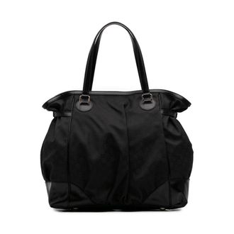 Gucci Pre-owned Tote Bags, female, Black, Size: ONE SIZE Pre-owned Designer Tote Bag