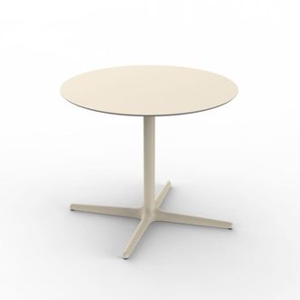 Resol Mesa redonda &oslash;90 toledo madera metal marfil