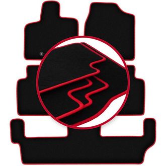 OEM Alfombrillas Carlux-red Para Lancia Voyager 7 Plazas (2011-2016)