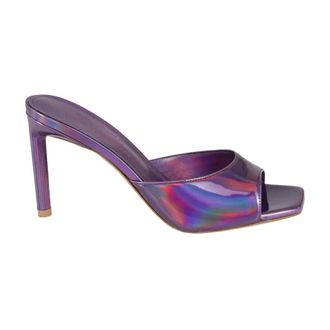 Bettina Vermillon Heeled Mules, female, Purple, Size: 6 1/2 US Heeled Mules