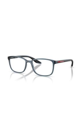 Prada 55mm Rectangle optical glasses in Transparent at Nordstrom