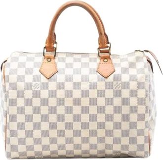 Louis Vuitton Pre-owned Handbags, female, White, Size: ONE SIZE Pre-owned Speedy 30