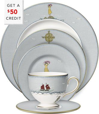 Wedgwood Kit Kemp For Wedgwood Sailors Farewell 5Pc Place Setting