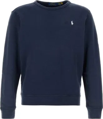 Polo Ralph Lauren Navy Blue Cotton Blend Sweatshirt