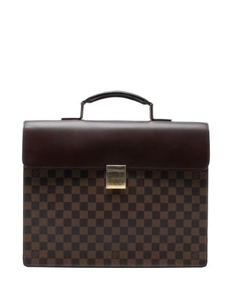 Louis Vuitton 2005 Damier Ebene Altona PM business bag - Bruin