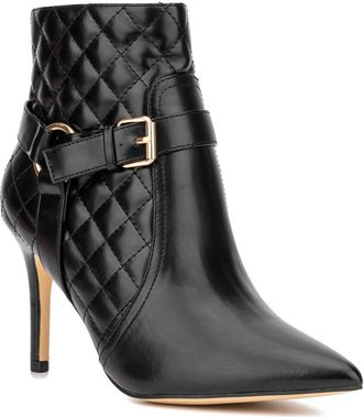 New York & Company Magdalena Quilted Bootie in Black at Nordstrom Rack, Size 11