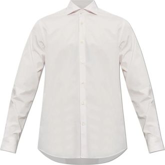 Paul & Shark Cotton Shirt - Heren - Zakelijke Overhemden - Roze - 4XL - Katoen - Overhemden