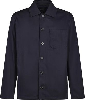 A.P.C. Stijlvolle Jassen Veste Jeffray - Heren - Zomerjassen - Blauw - XL - Katoen - Jassen