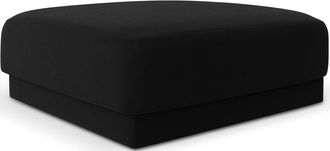 BLOOMINGLOFT Design Sitzpouf Miley 90 x 90 cm - Samtbezug