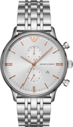 Emporio Armani Ar 1933 Chronograaf Horloge - Heren - Horloges - Grijs - ONE Size - Accessoires