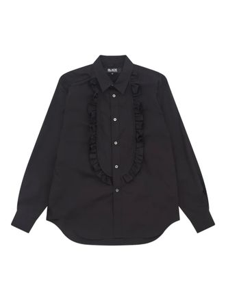 Comme Des Gar&ccedil;ons ruffled-detailed shirt - unisex - Cotton - L