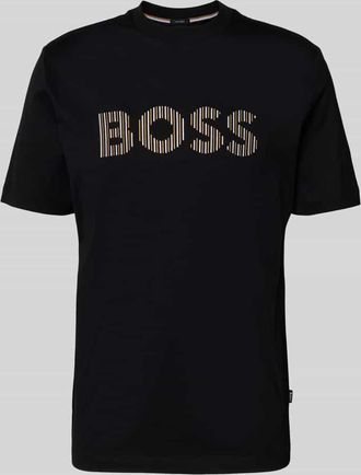 HUGO BOSS Regular Fit T-Shirt aus reiner Baumwolle Modell C-THOMPSON 41 in Black, Gr&ouml;&szlig;e XXXL
