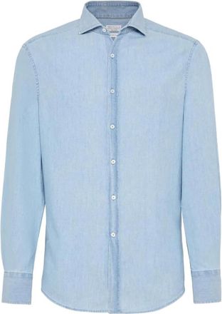 Brunello Cucinelli Uomo, Magliette, Blu, L, new