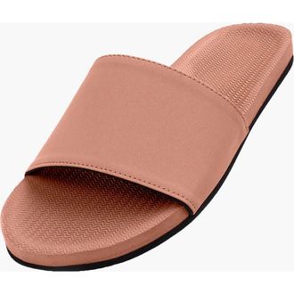 indosole Responsibly-Made Tire Sole Slide Sandals in Rust at Nordstrom, Size 11