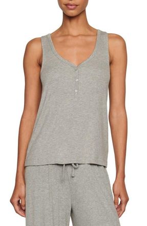 Eberjey Dream Rib Tank in Dark Heather Grey at Nordstrom, Size X-Large