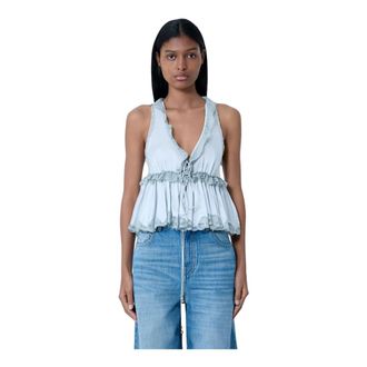 Chlo&eacute; Dames, Tops, Wit, Maat: XS Zijde