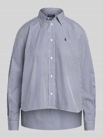 Polo Ralph Lauren Slim Fit Hemdbluse aus reiner Baumwolle in Royal, Gr&ouml;&szlig;e XL