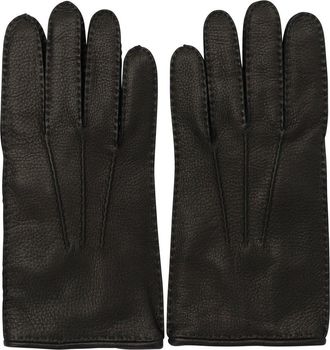 Restelli 49/F Guanti Nero-Uomo