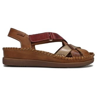 Pikolinos Cadaques W8K Leather Womens Comfort Sandals - Almond - Size:UK 6-6.5