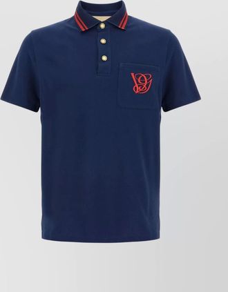 Valentino Garavani polo shirt embroidered chest pocket