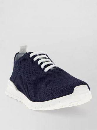 Kiton fits sneakers round toe knit upper