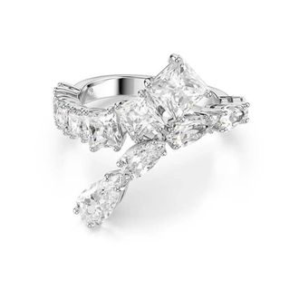Swarovski Matrix Ring - Dames - Ringen - Grijs - 58 MM - Accessoires
