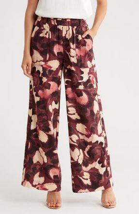 Democracy Full Length Pants in Wine Berry Multi at Nordstrom Rack, Size X-Large