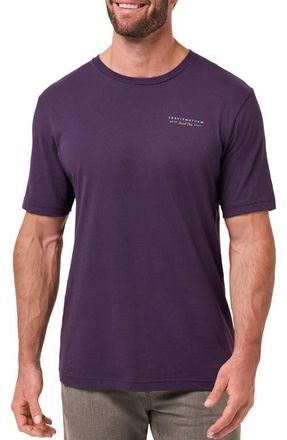 Travis Mathew Social Hour Graphic T-Shirt in Purple Velvet at Nordstrom, Size Xx-Large