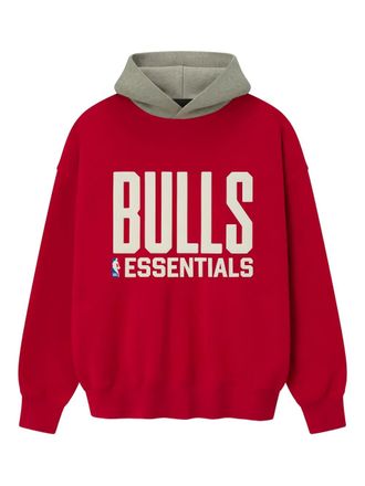 Fear of God Sweater met grafische print en capuchon - Rood