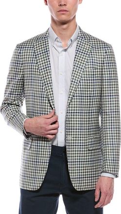 Isaia Wool, Silk, & Linen-Blend Jacket